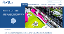Desktop Screenshot of ott-verpackung.de