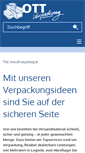 Mobile Screenshot of ott-verpackung.de
